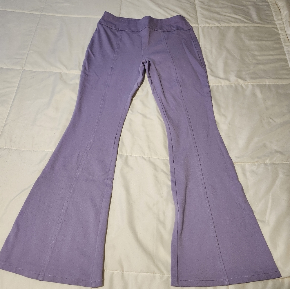 Lavender Flared Pants